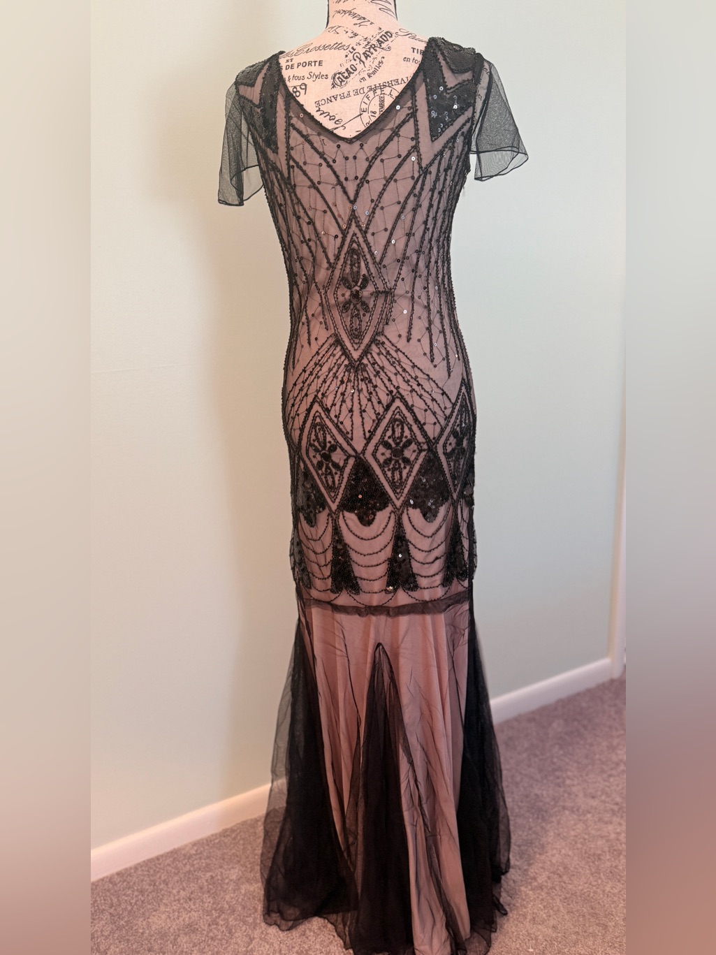 Roaring 20s 1920s Maxi Ankle Length Dress Evening Dress — image 2 of 3